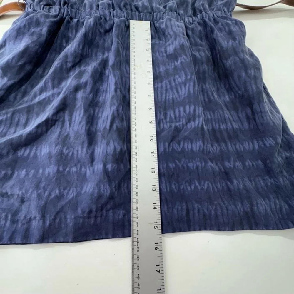 Michael Michael Kors NWT Navy Silk Sleeveless Dress Large Scoop Neck Elegant